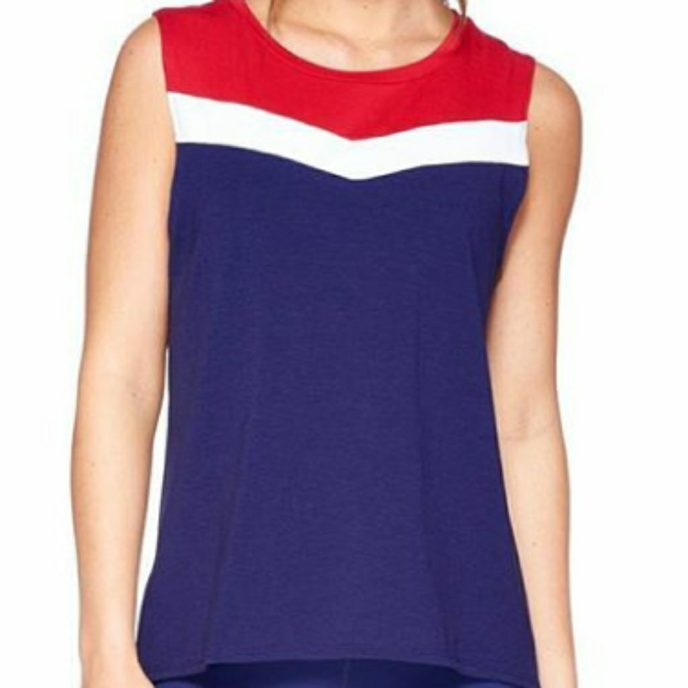 Red white and blue Tap back